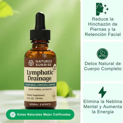 NATURES SUNRISE™ | Drena Naturalmente la Hinchazón del Rostro, Abdomen y Piernas