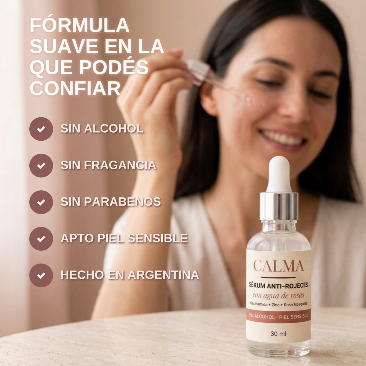 CALMA™ | Serum Facial que Empareja el tono y suaviza las marcas